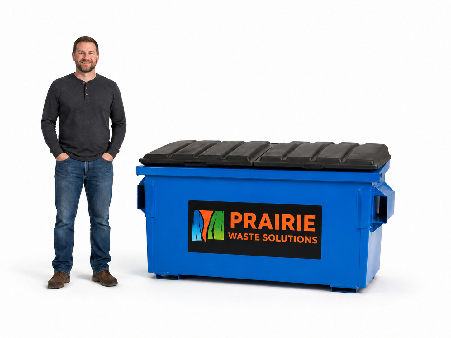 2 yard commercial waste bin