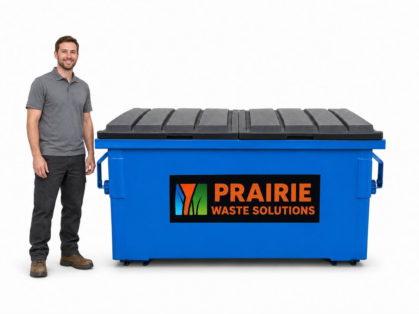 3 yard commercial waste bin