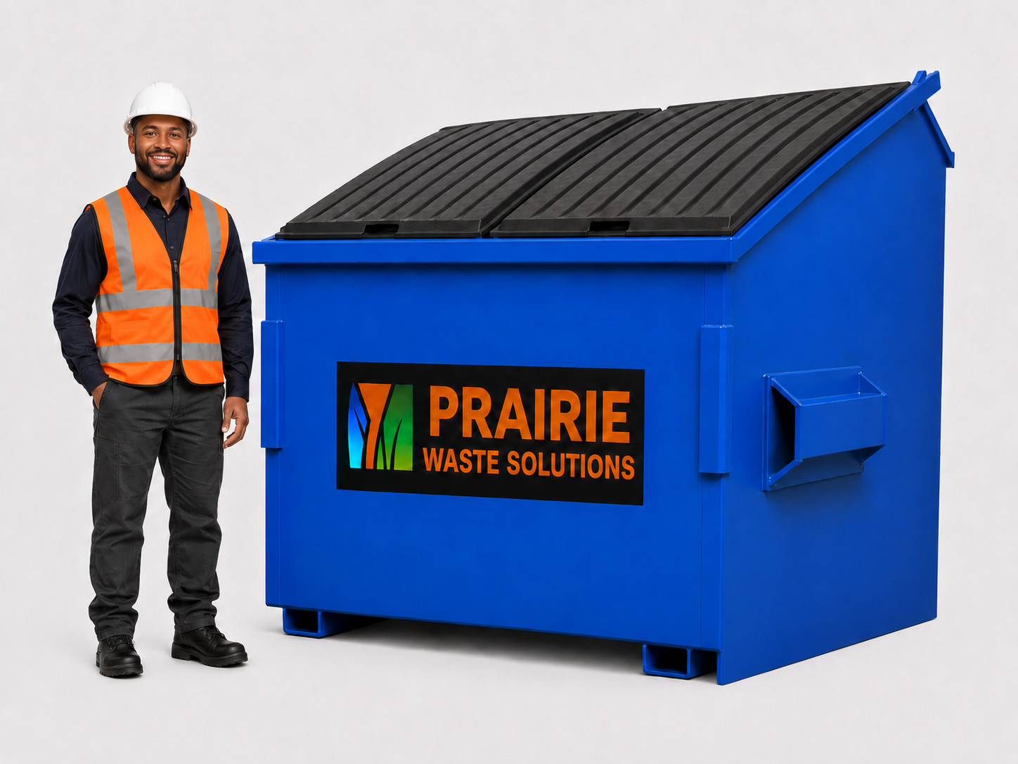 8 yard commercial waste bin