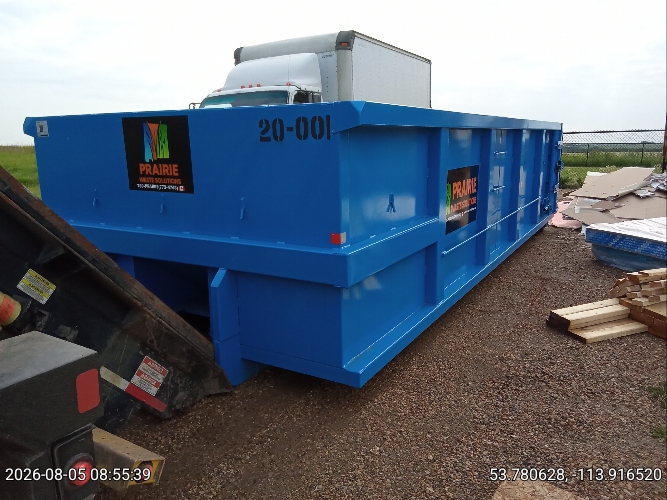 20 yard roll off construction bin